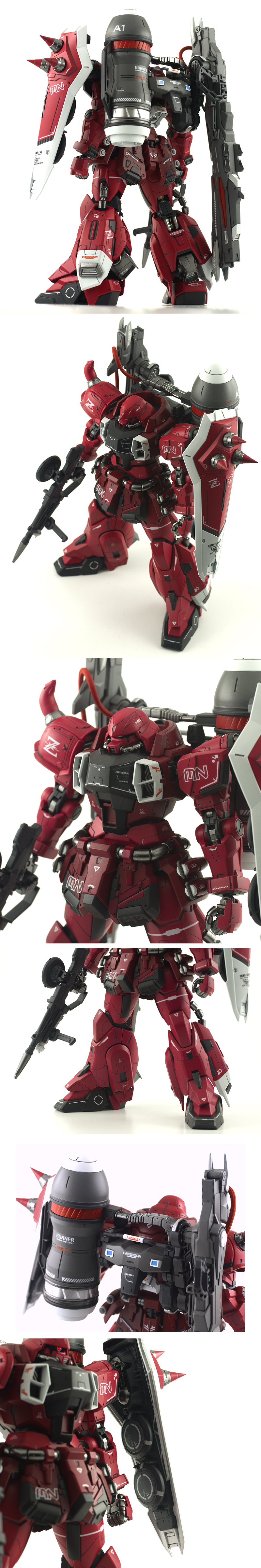 高完成度】MG 1/100 ガナーザクウォーリア 改修塗装 完成品 追加画像